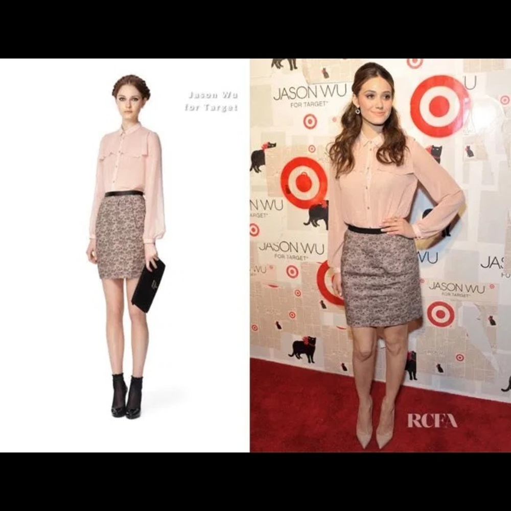💛 Jason Wu X Target Polka Dot Shirt Blouse size S